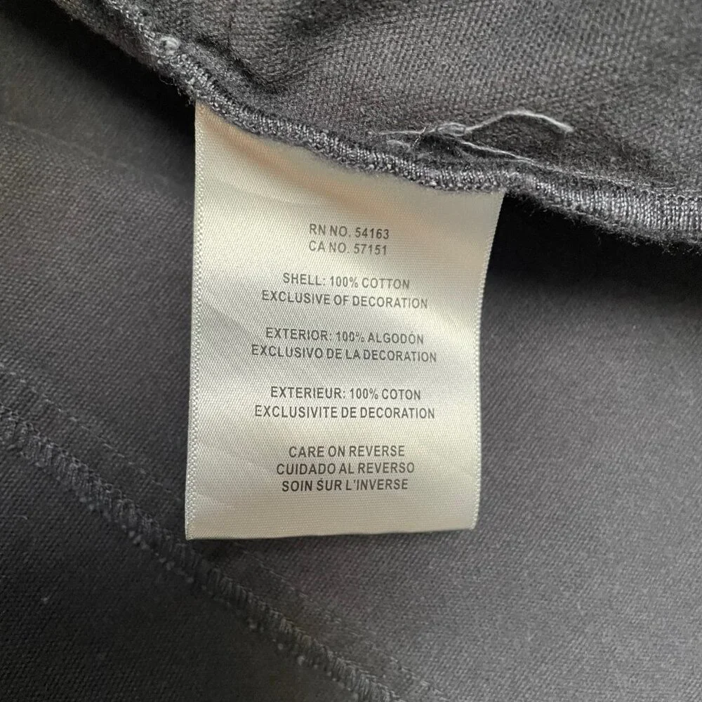 Levi's Men's Canvas Utility Jacket - Blue w/ Brown Corduroy Collar (Small) - Picture 7 of 8